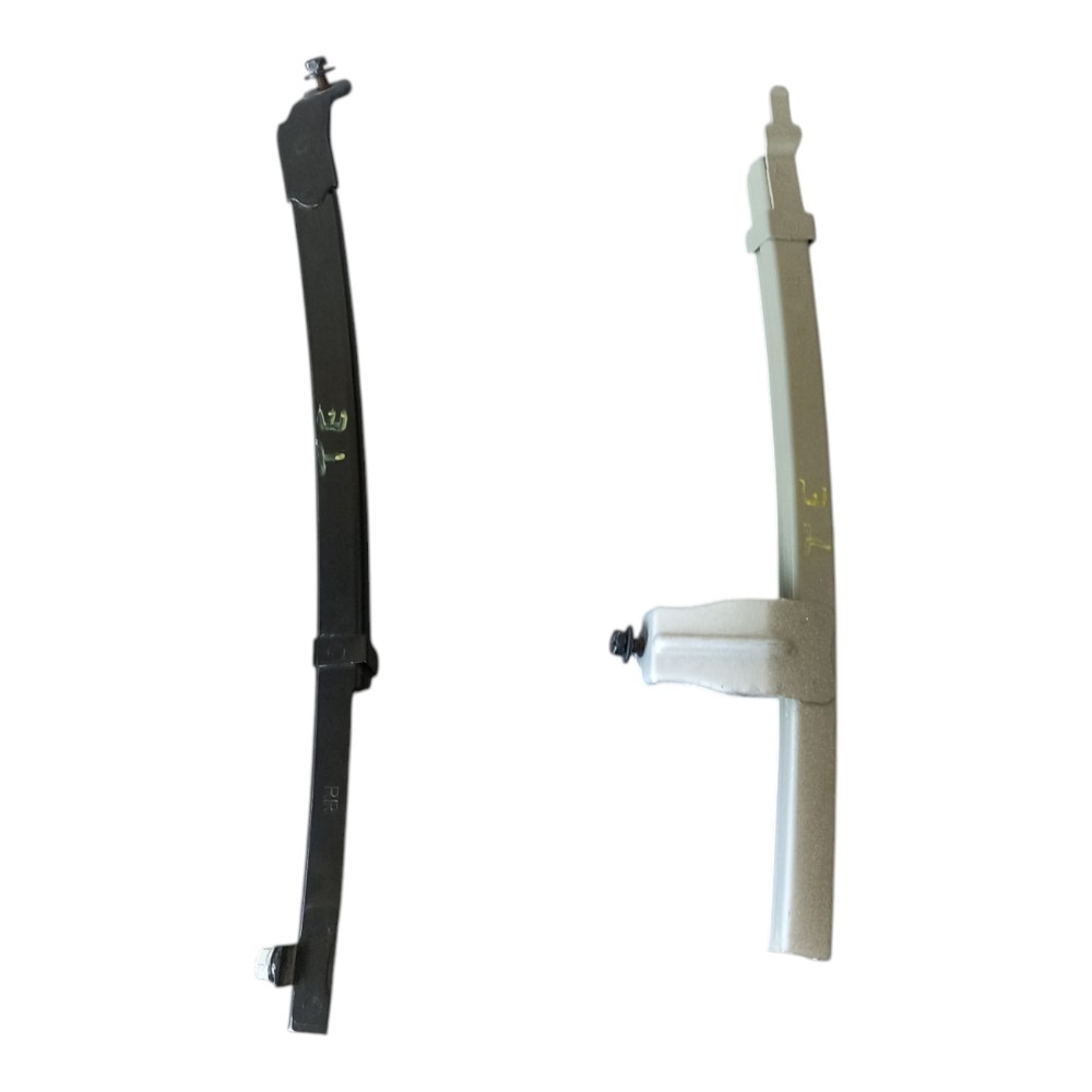 Canaleta Guia Porta Traseira Esquerda Toyota Etios 16/21. Preto E Cinza 2