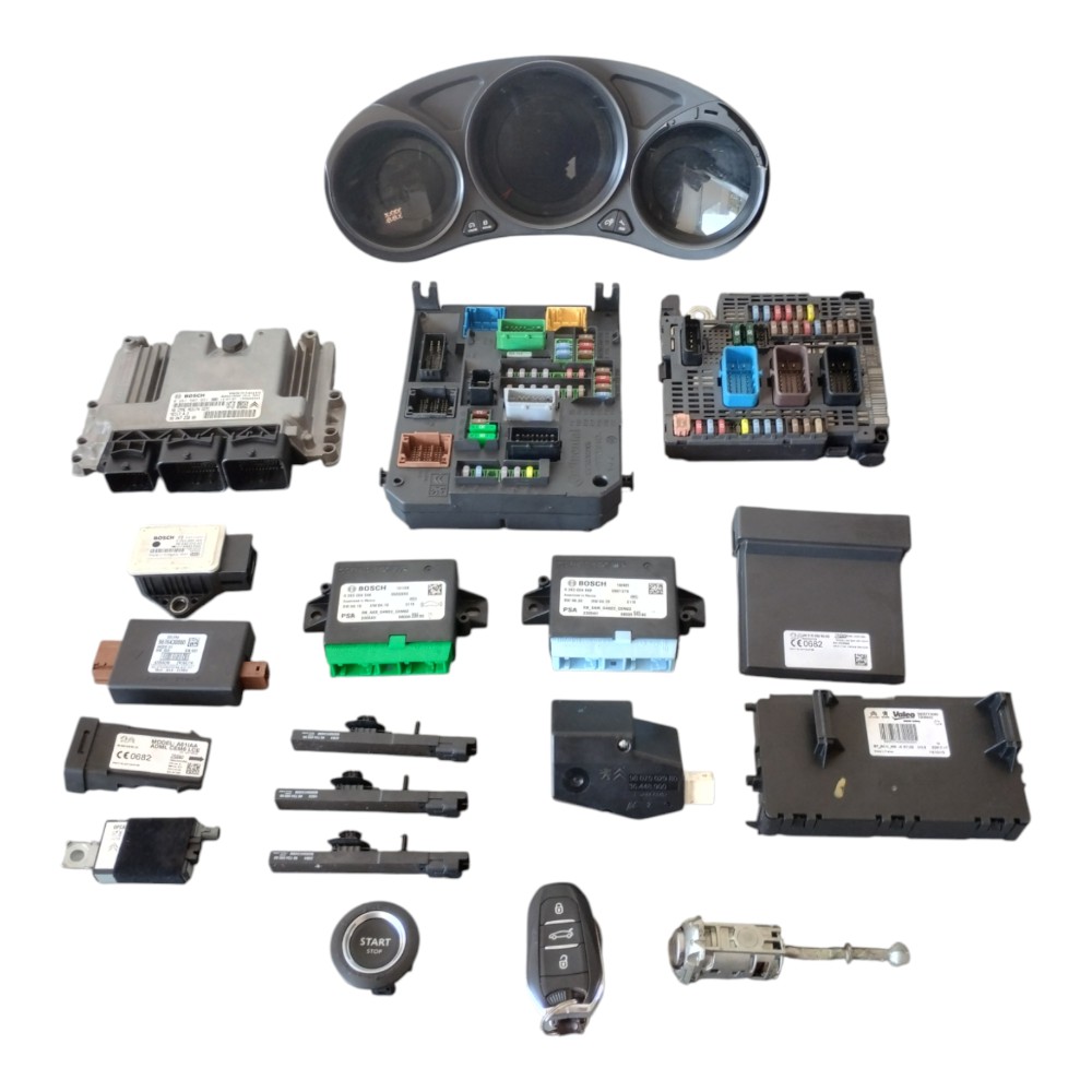 Kit Code Módulo Injeção Citroen C4 Lounge 1.6 16v Thp Start. 1