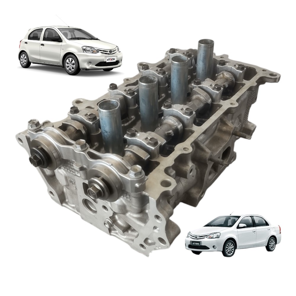 Cabeçote Toyota Etios 1.5 16v 2013 À 2016 Retificado.