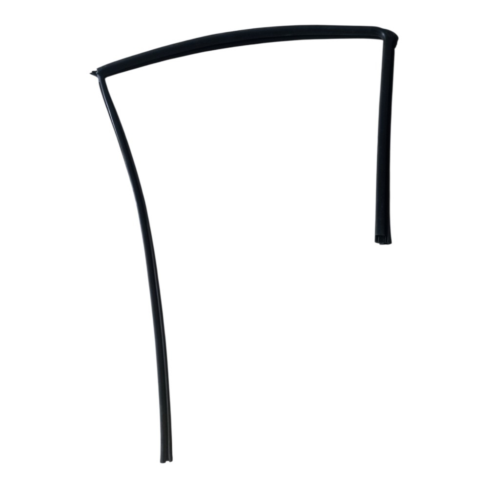 Borracha Canaleta Porta Tras. Esquerda Nissan Versa 13 À 19. Preto