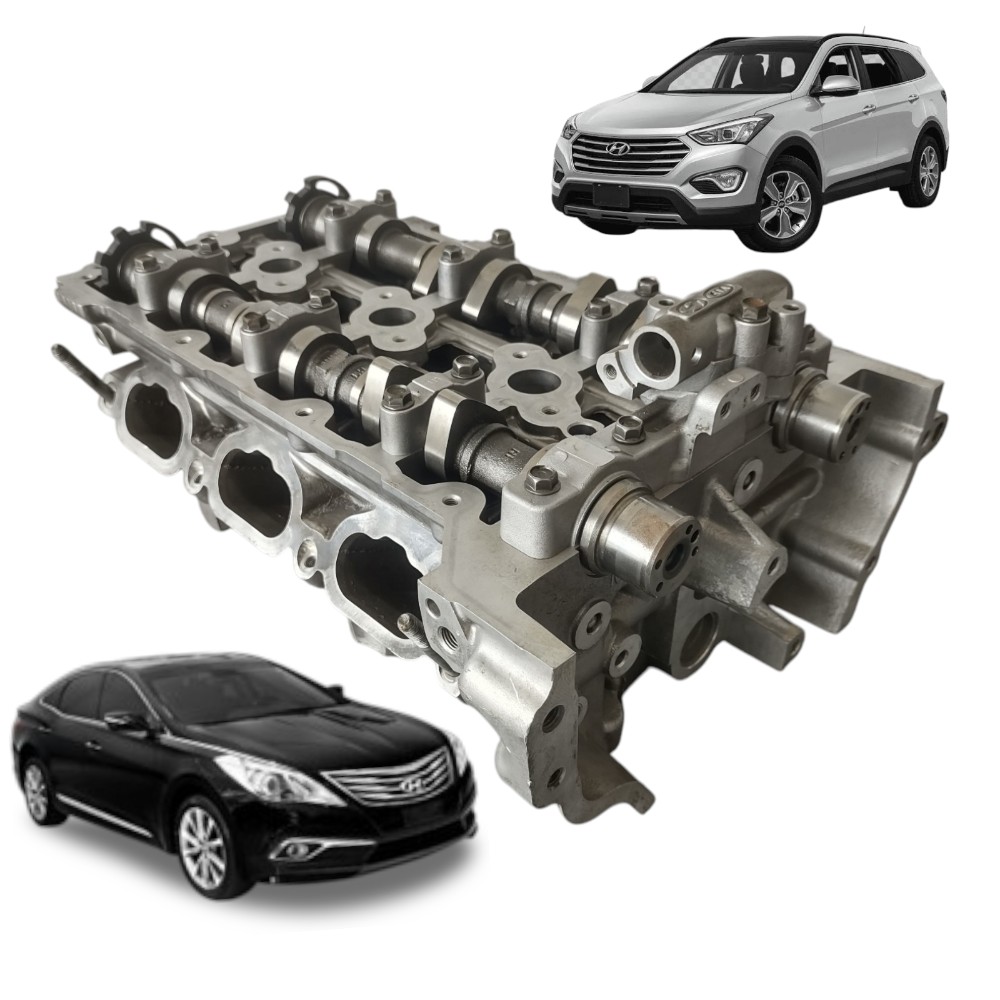 Cabeçote Esquerdo Lh Hyundai Santa Fé Azera 3.0 3.3 V6 24v.