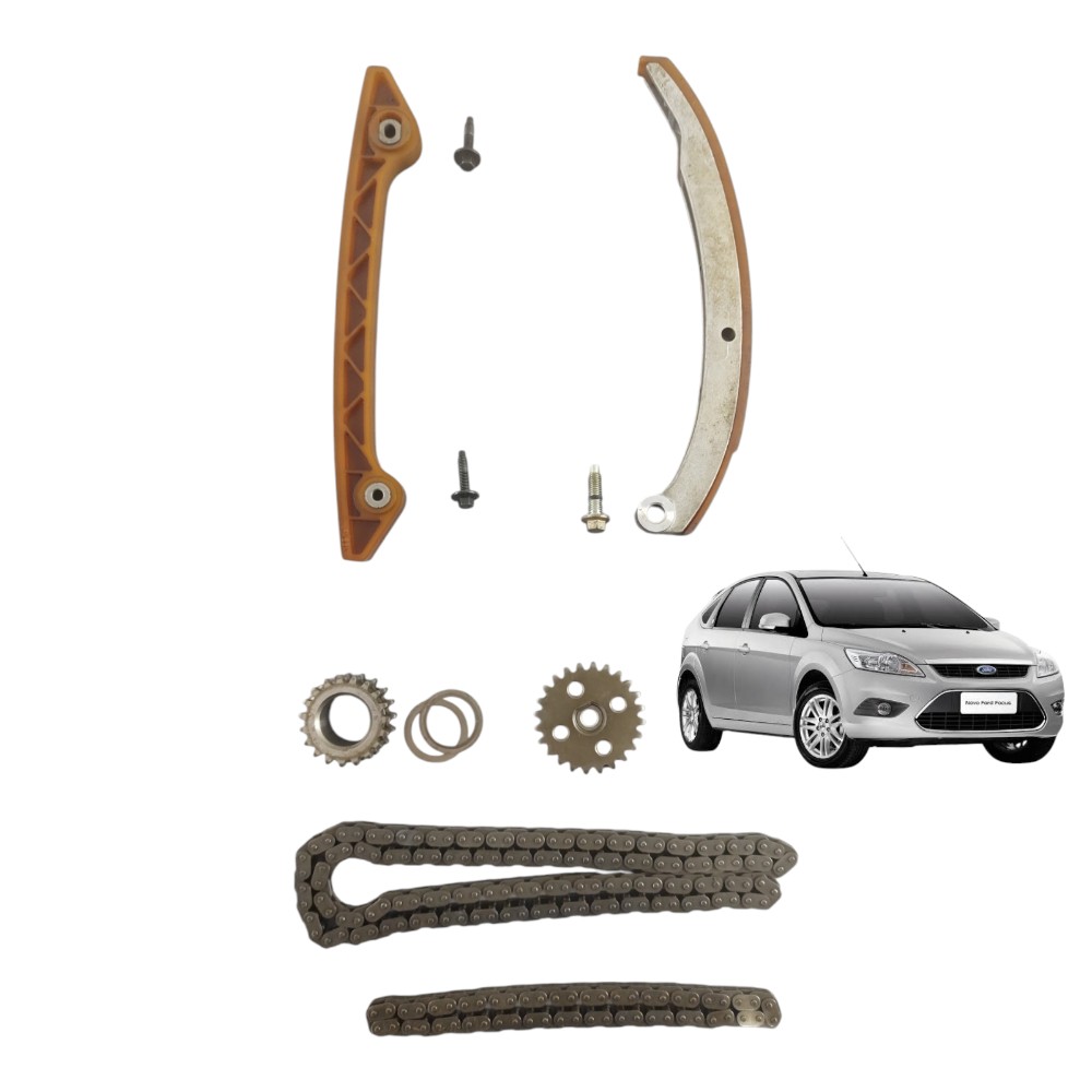 Kit Corrente De Comando Ford Focus 2.0 16v Flex 2009 À 2013. Cinza 1