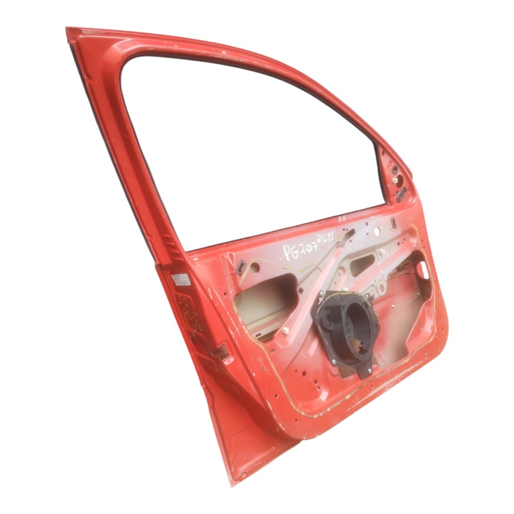 Porta Dianteira Esquerda Peugeot 207 2008 À 2013. Dianteira Esquerda Vermelho 5