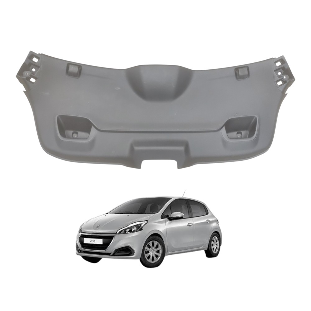 Forro Moldura Interna Tampa Mala Peugeot 208 2013 À 2019. 1