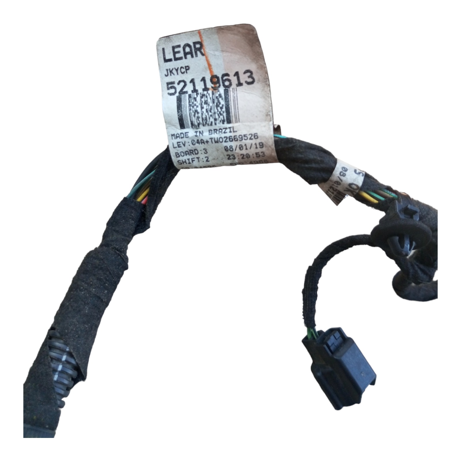 Chicote Porta Traseira Esquerda Gm Onix Prisma 2013 A 2019. 2