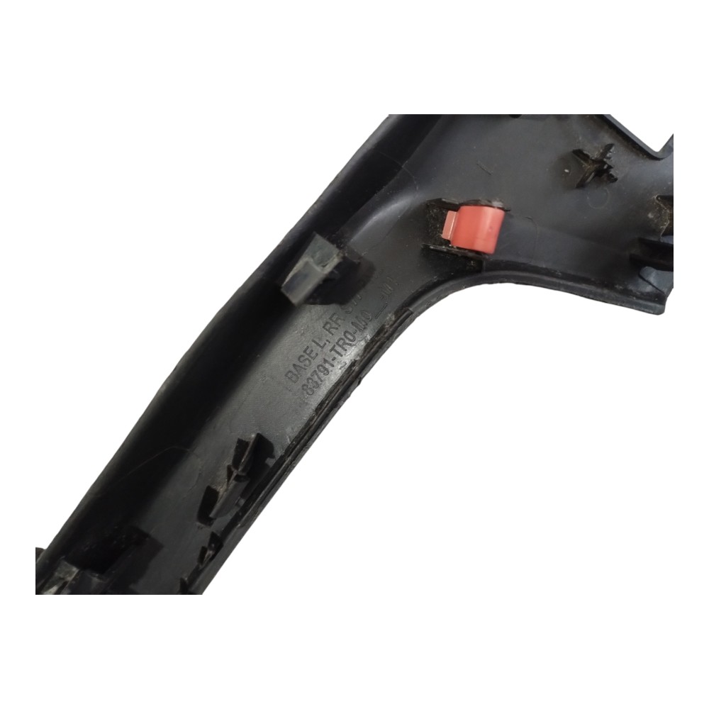 Moldura Botão Traseiro Esquerdo Honda Civic 2014 À 2016. Preto 4