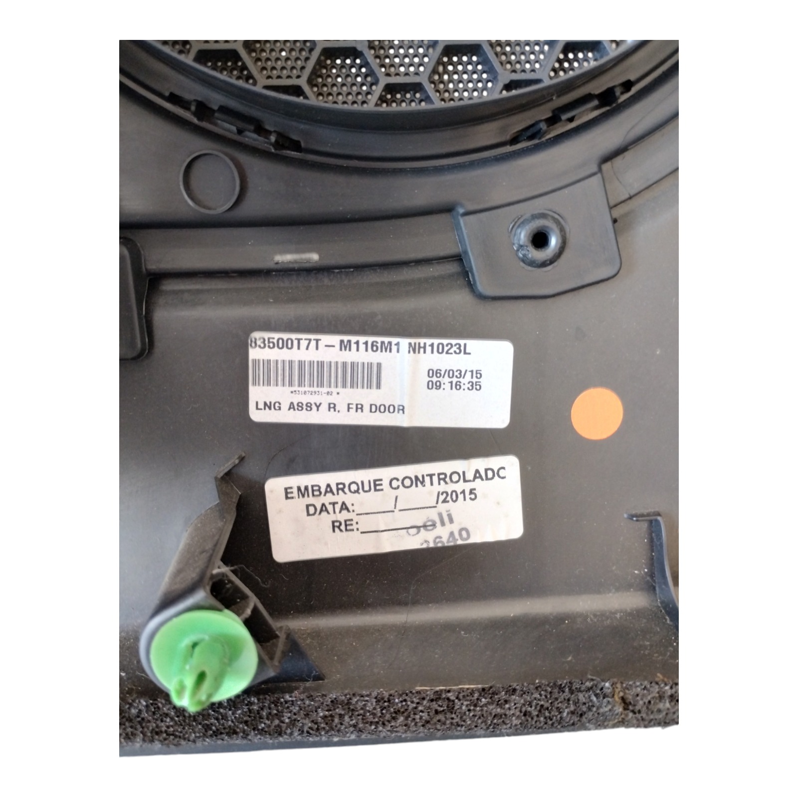 Forro Porta Dianteiro Direito Honda Hrv 2015 À 2019. Preto 3