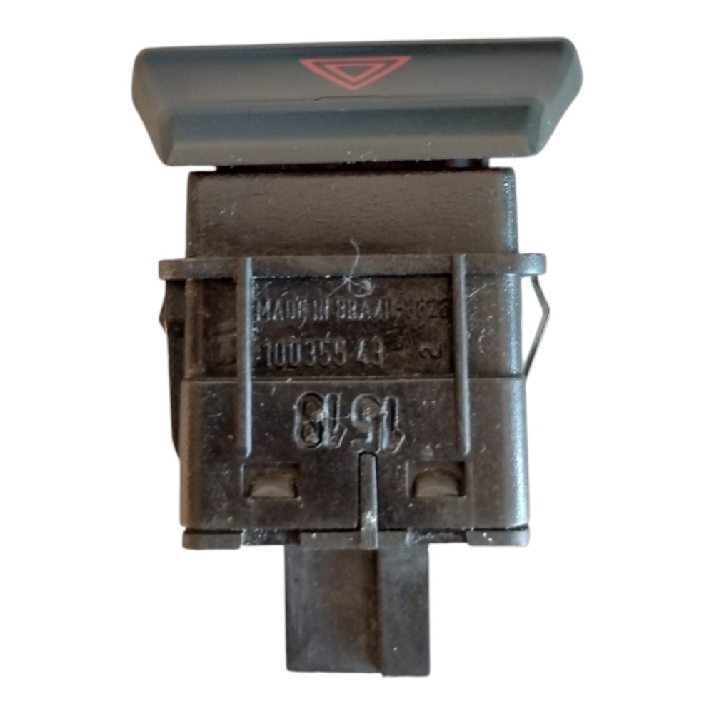 Botão Pisca Alerta Gm Onix Prisma Spin 2013 À 2020. Preto 2