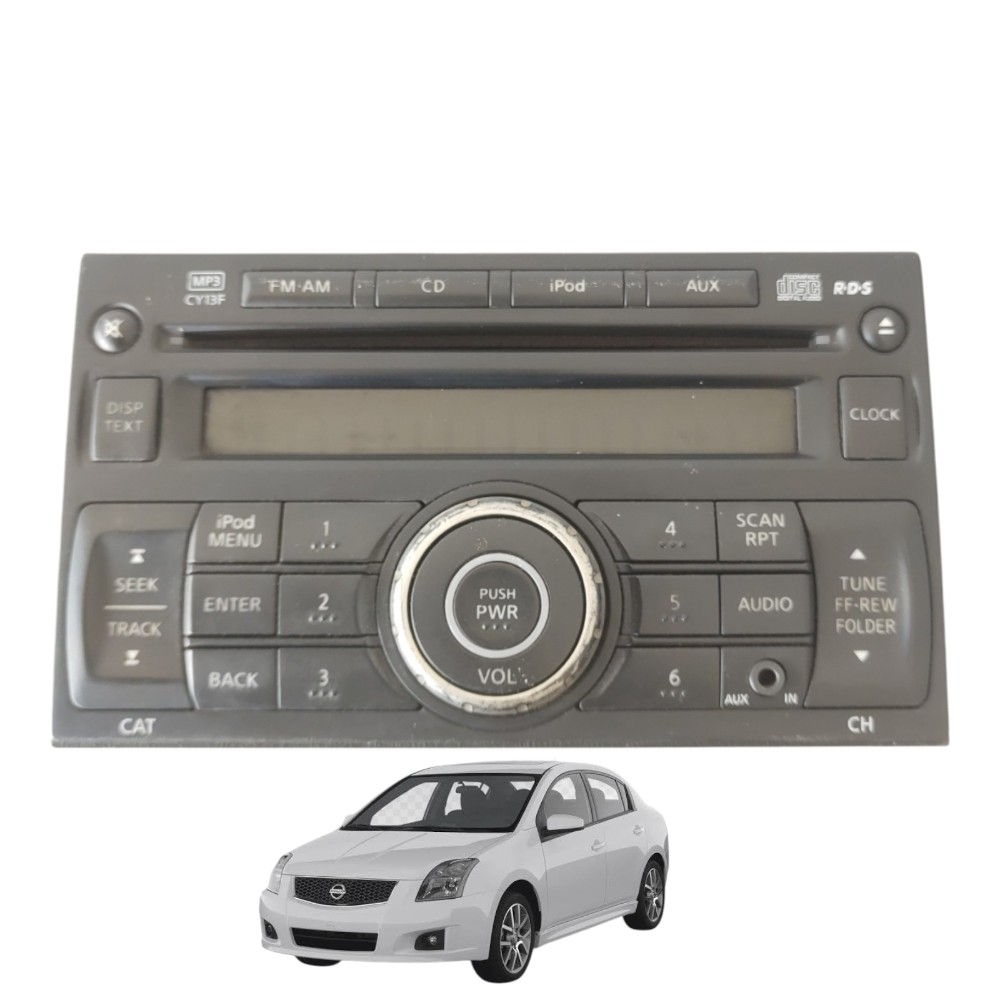 Rádio Som Original Nissan Sentra Tiida Frontier 2008 À 2013.