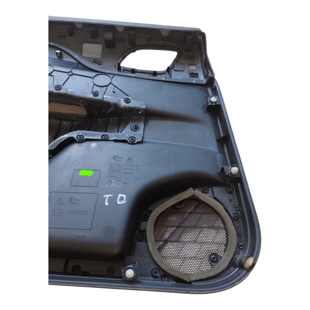 Forro Porta Traseira Direita Citroen C4 Lounge 2014 À 2018. 7