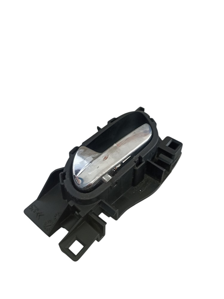 Maçaneta Interna Tras.esq. Citroen C3 Aircross 2012 A 2015. Preto E Cromado Traseira 2