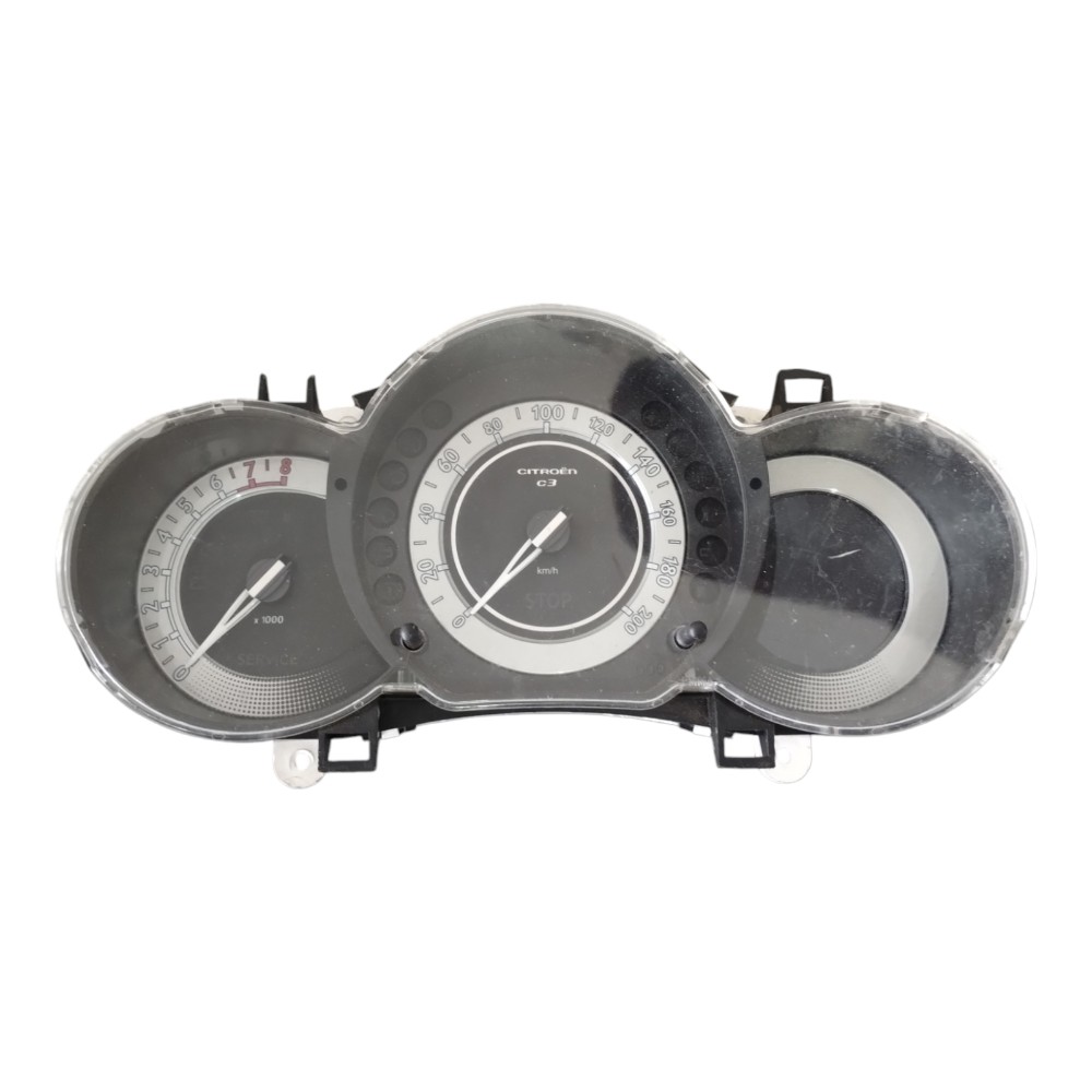 Painel De Instrumentos Velocímetro Citroen C3 2013 Á 2016. Preto