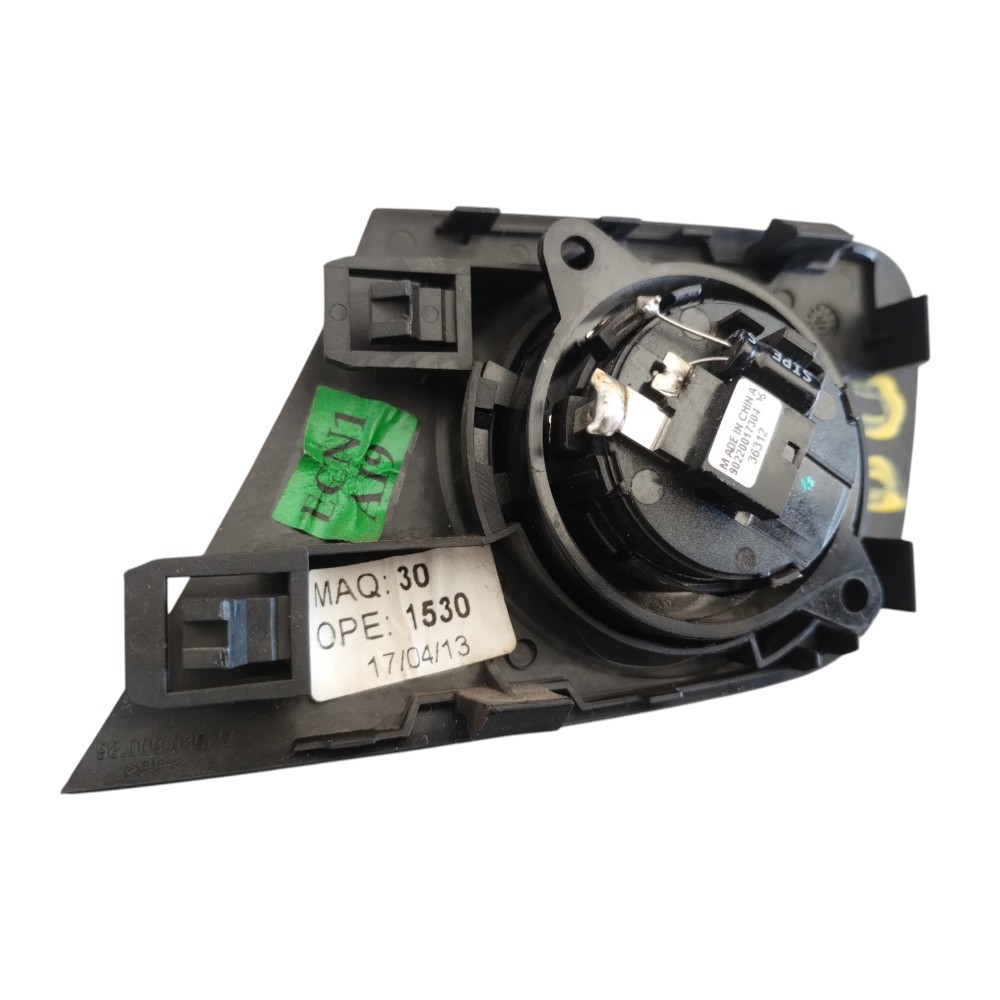 Moldura Tweeter Porta Dianteira Direita Peugeot 208 13 À 19. Preto 5