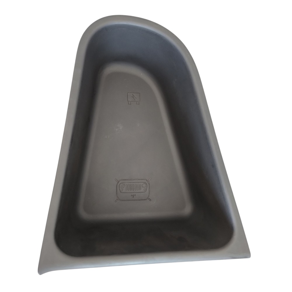 Acabamento Porta Objetos Esquerdo Jeep Compass 2017 À 2026. Preto