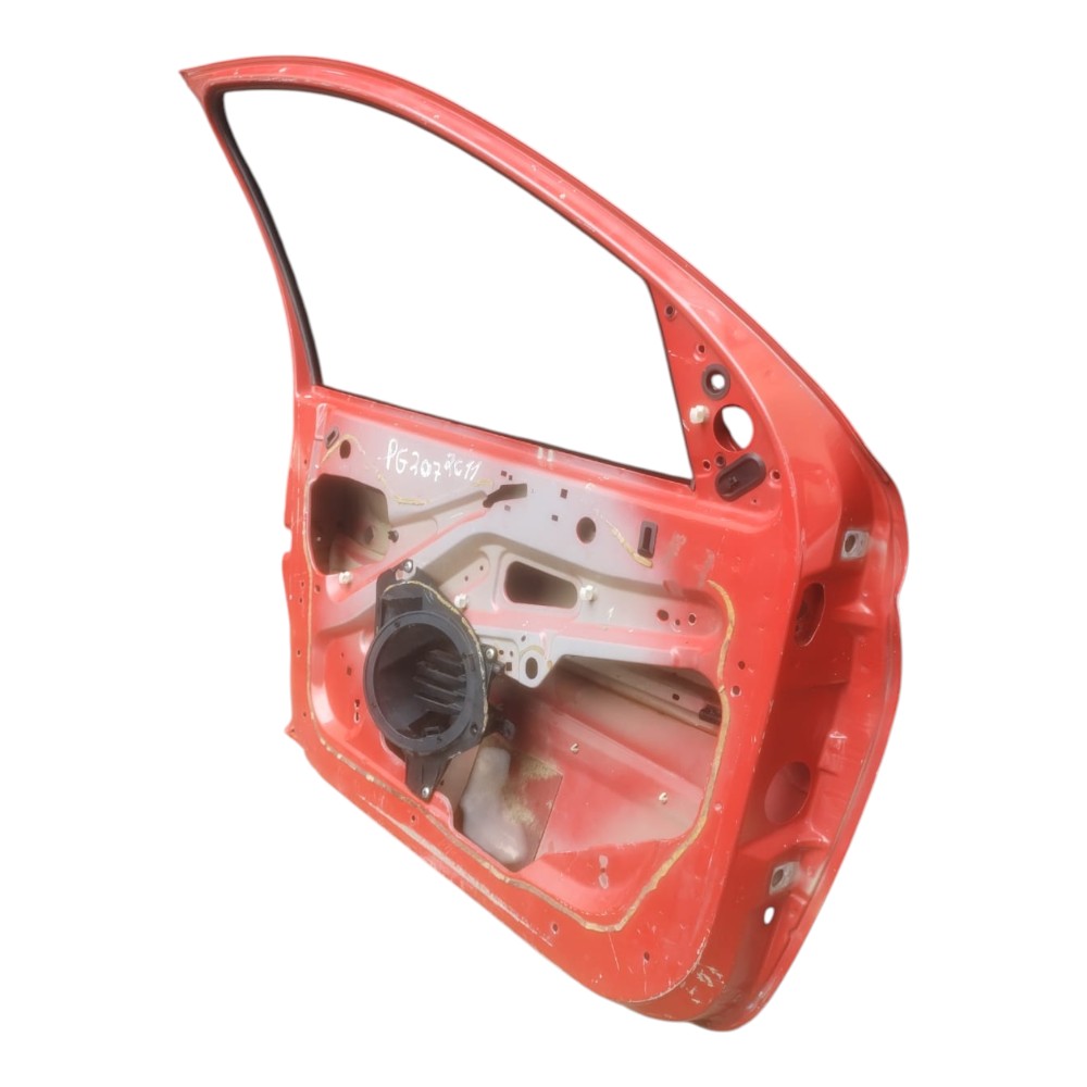 Porta Dianteira Esquerda Peugeot 207 2008 À 2013. Dianteira Esquerda Vermelho 6