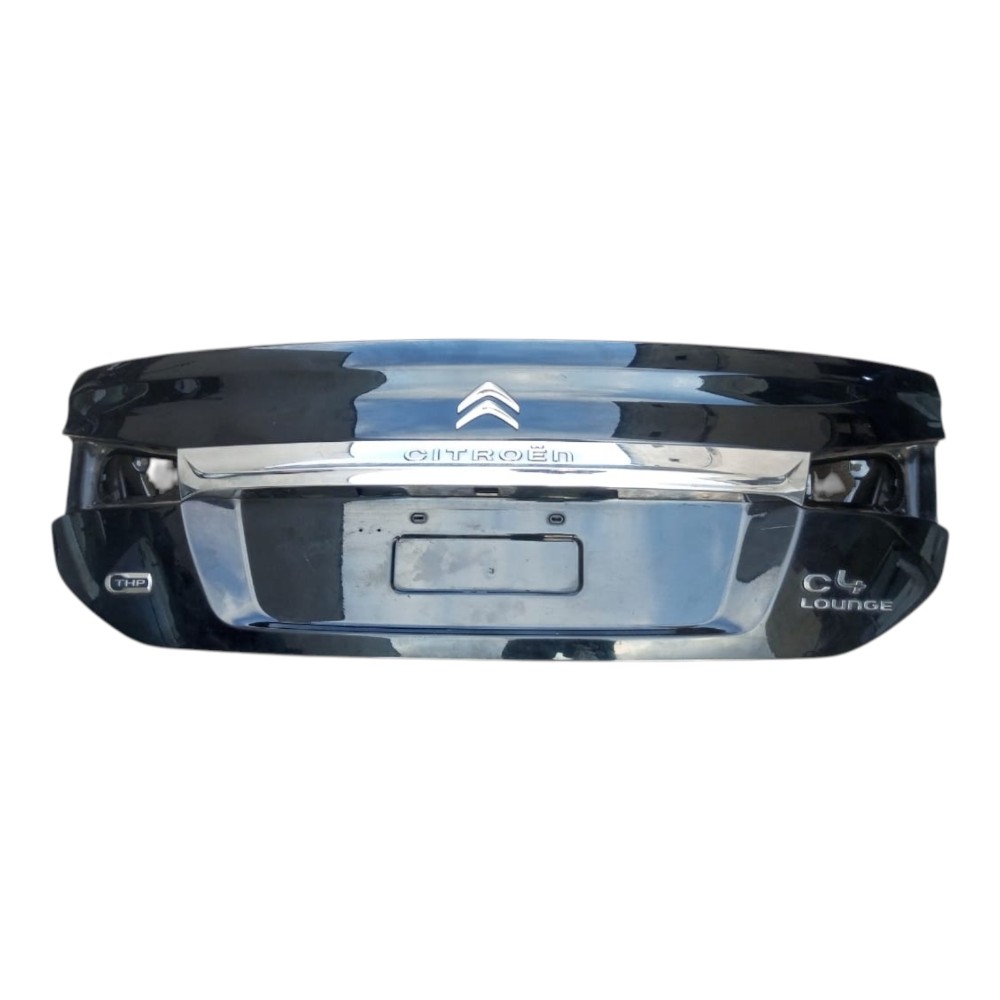 Tampa Traseira Porta Malas Citroen C4 Lounge 2014 À 2018. Preto