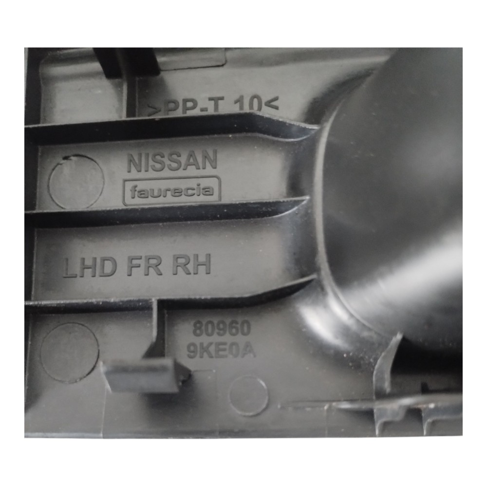 Moldura Botão Da Porta D. Direito Nissan Versa 2013 À 2019. 3