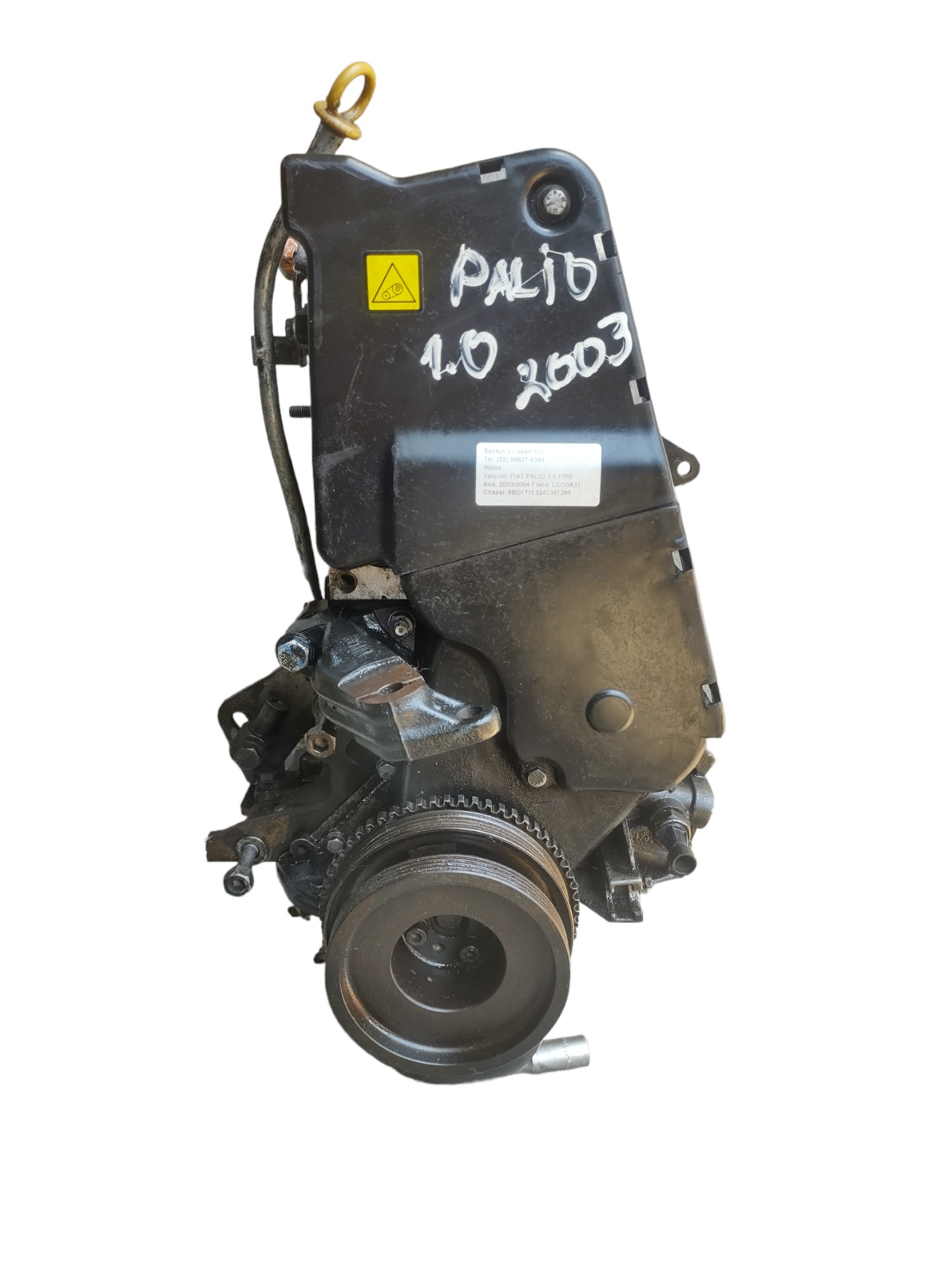 Motor Parcial Fiat Palio Uno Siena 1.0 8v Fire Gasolina. 4