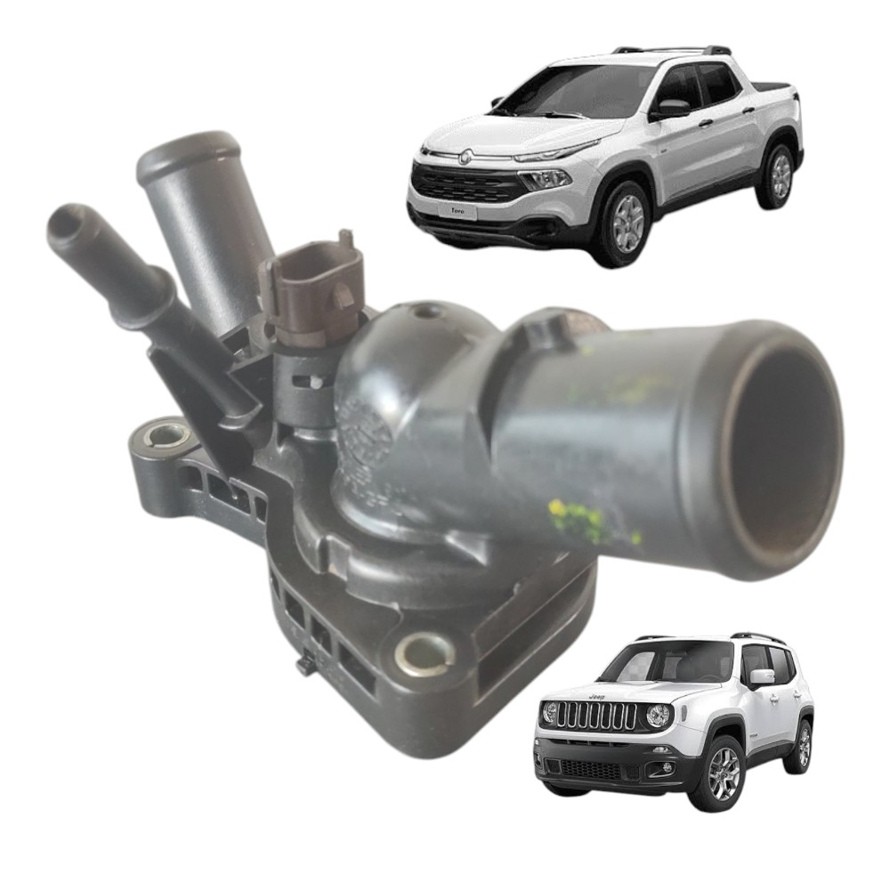 Carcaça Válvula Termostática Fiat Toro 1.8 16v 2016 À 2021. 1