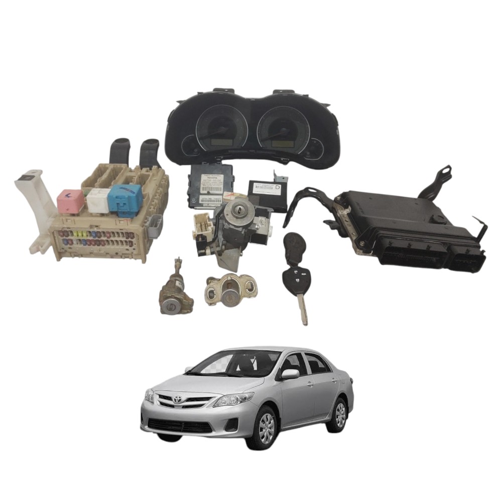 Kit Code Módulos Injeção Toyota Corolla 2.0 16v 2011 À 2014. 1