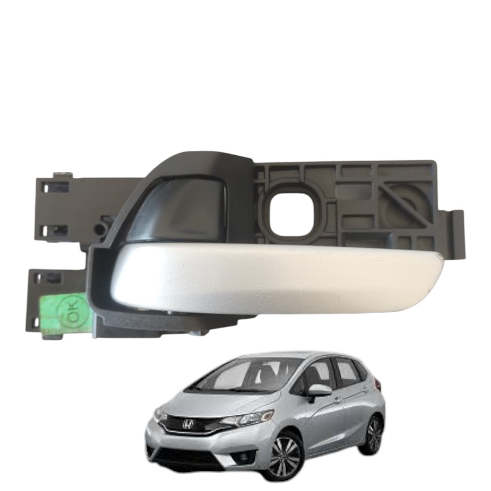 Maçaneta Interna Honda Fit 2014 À 2020 Cinza Dianteira 1