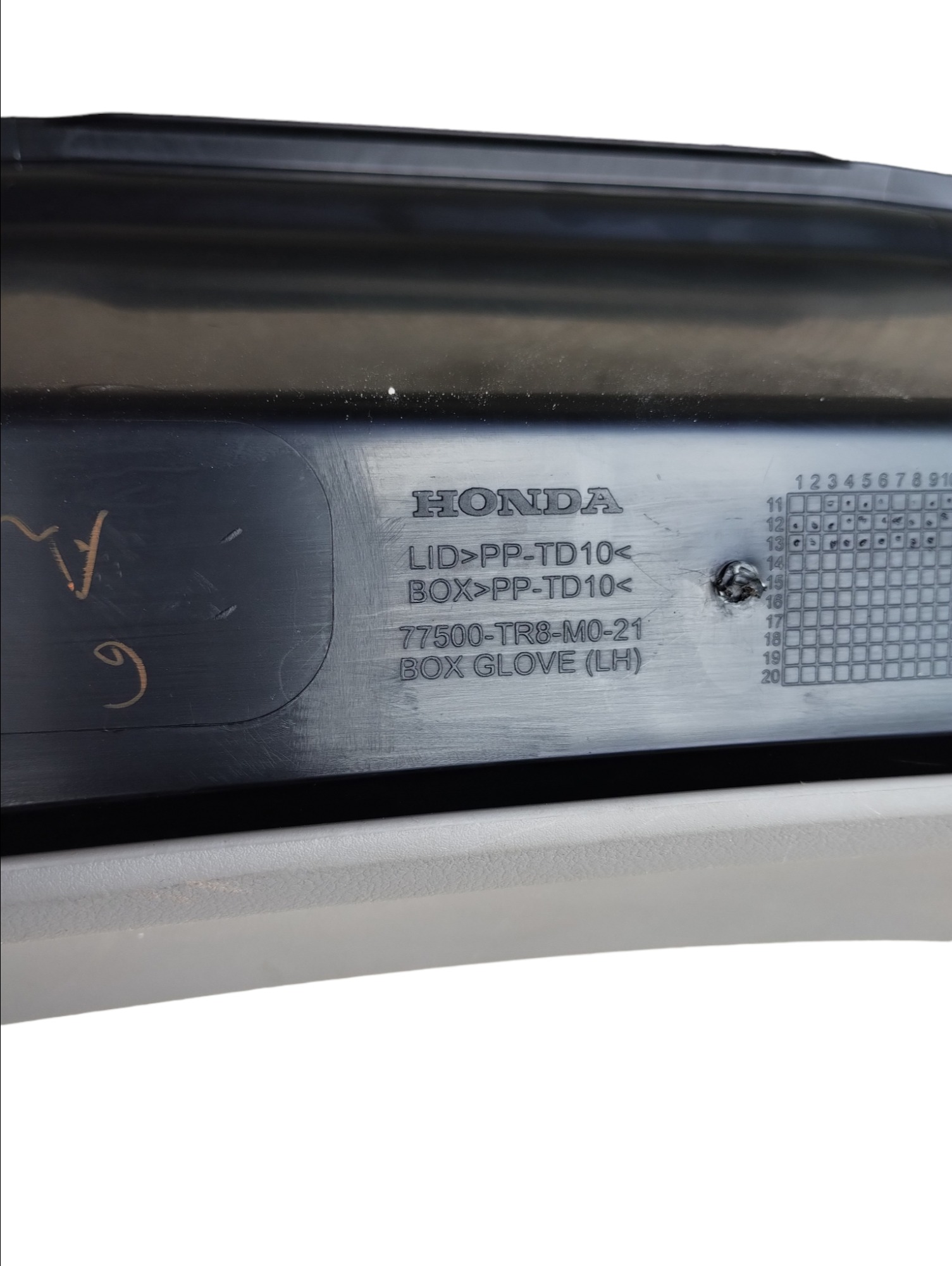 Porta Luvas Honda Civic G9 2012 À 2016. 3