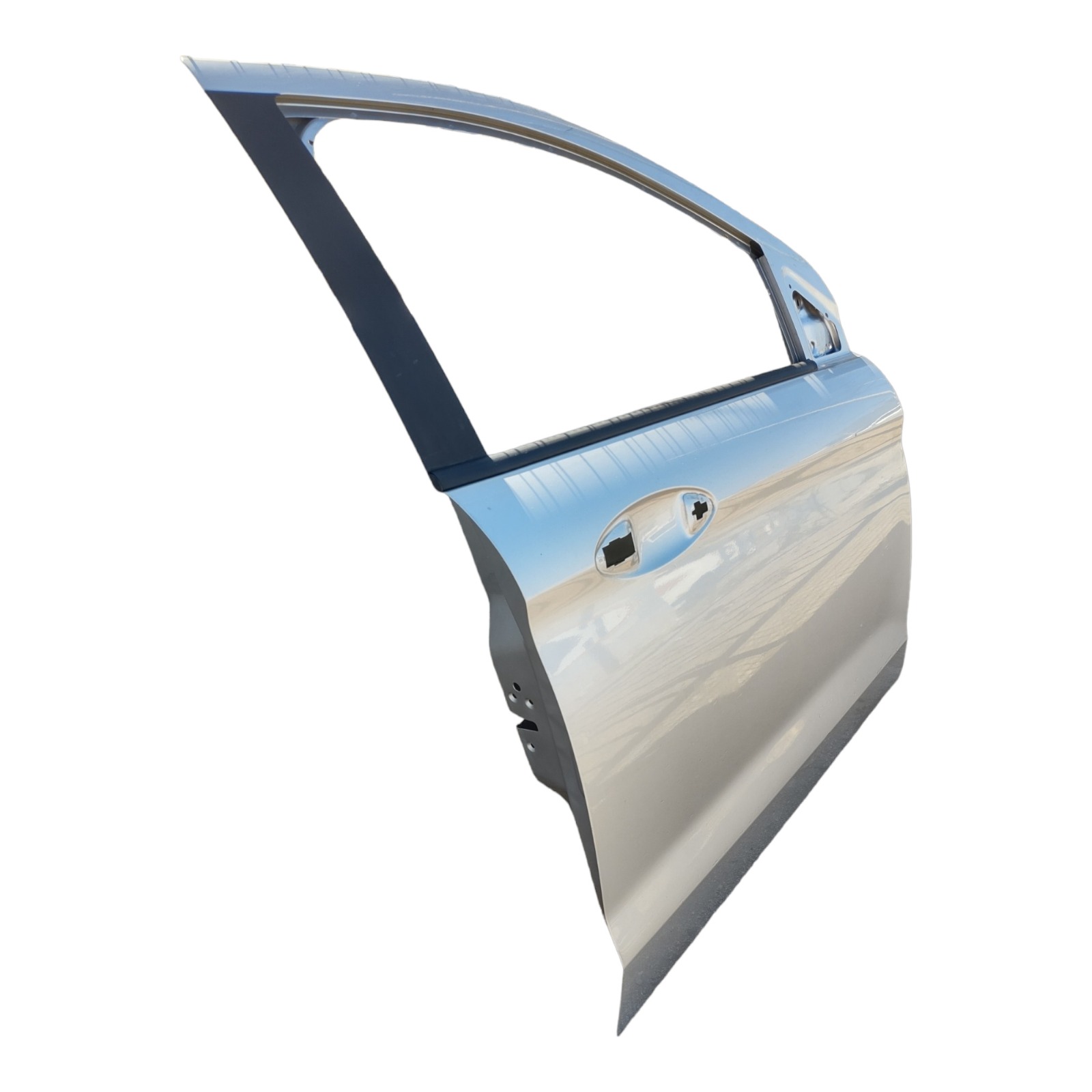 Porta Dianteira Direita Ford Ka 2014 À 2021. Dianteira Direito Prata 2