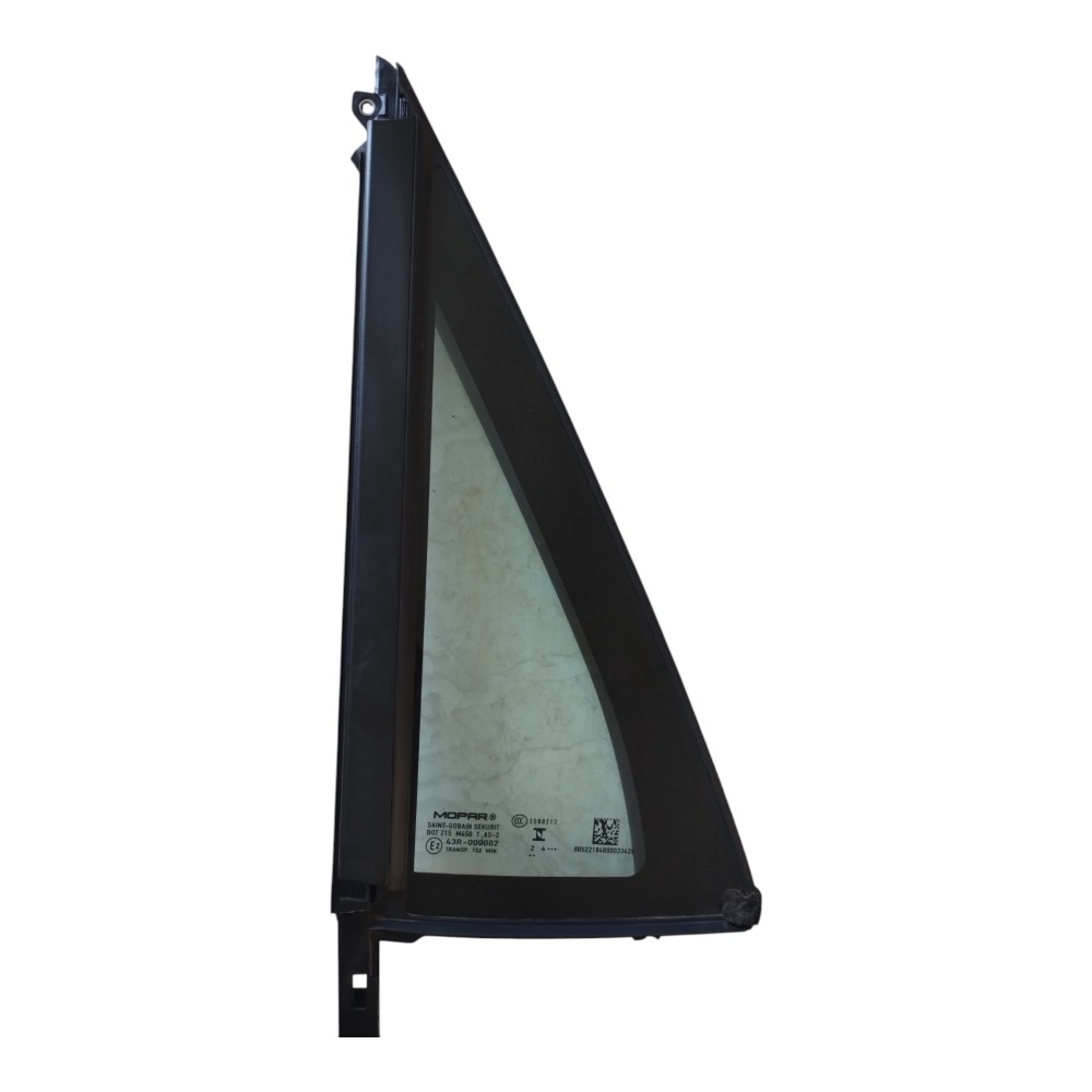 Moldura Vidro Fixo Porta Dianteira Direita Renegade 22 À 25. Preto 2