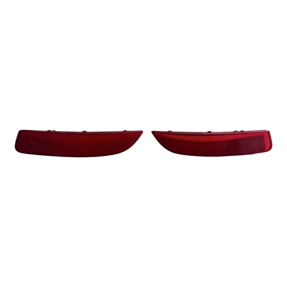 Par Refletor Olho De Gato Hyundai Vera Cruz 2008 Á 2012. Vermelho