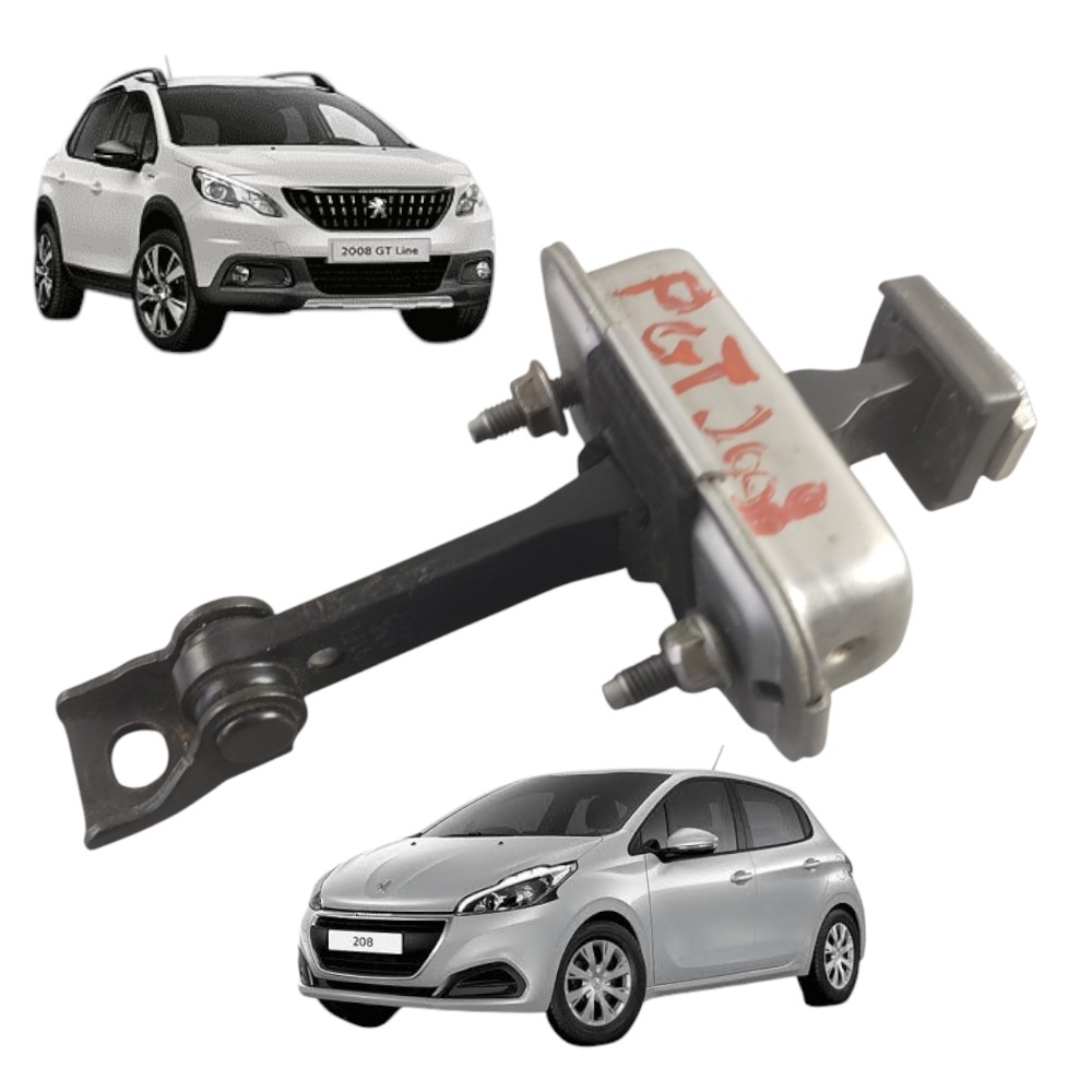 Limitador Da Porta Dianteira Esquerda Peugeot 208 E 2008. 1