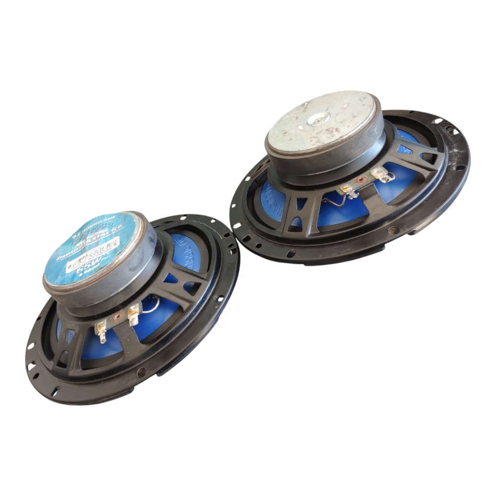 Par Alto Falante Hurricane Quadriaxial Dianteiro Peugeot 207 Preto E Azul. 7