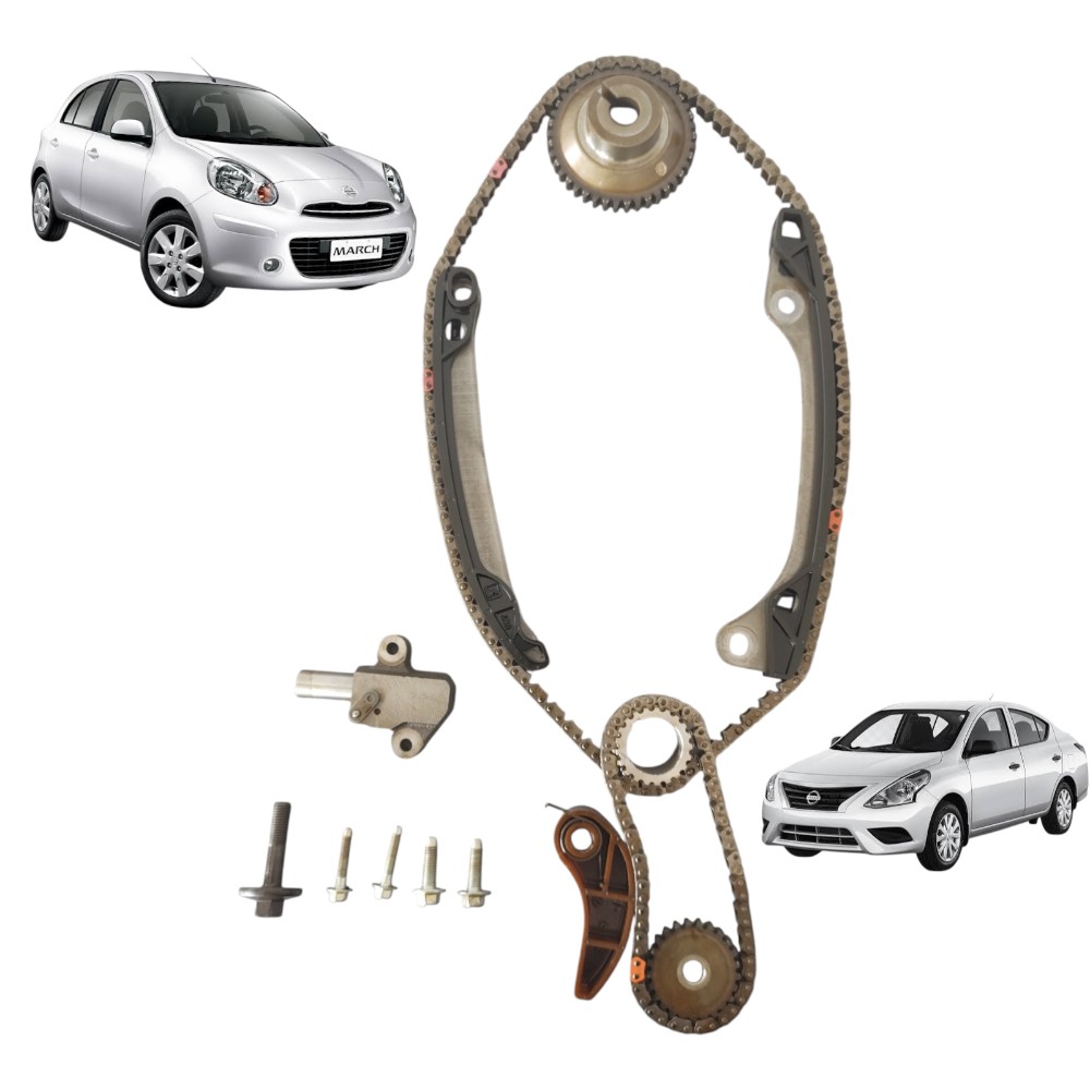 Kit Corrente De Comando Nissan March E Versa 1.6 16v 13 À 19 – Cinza 1