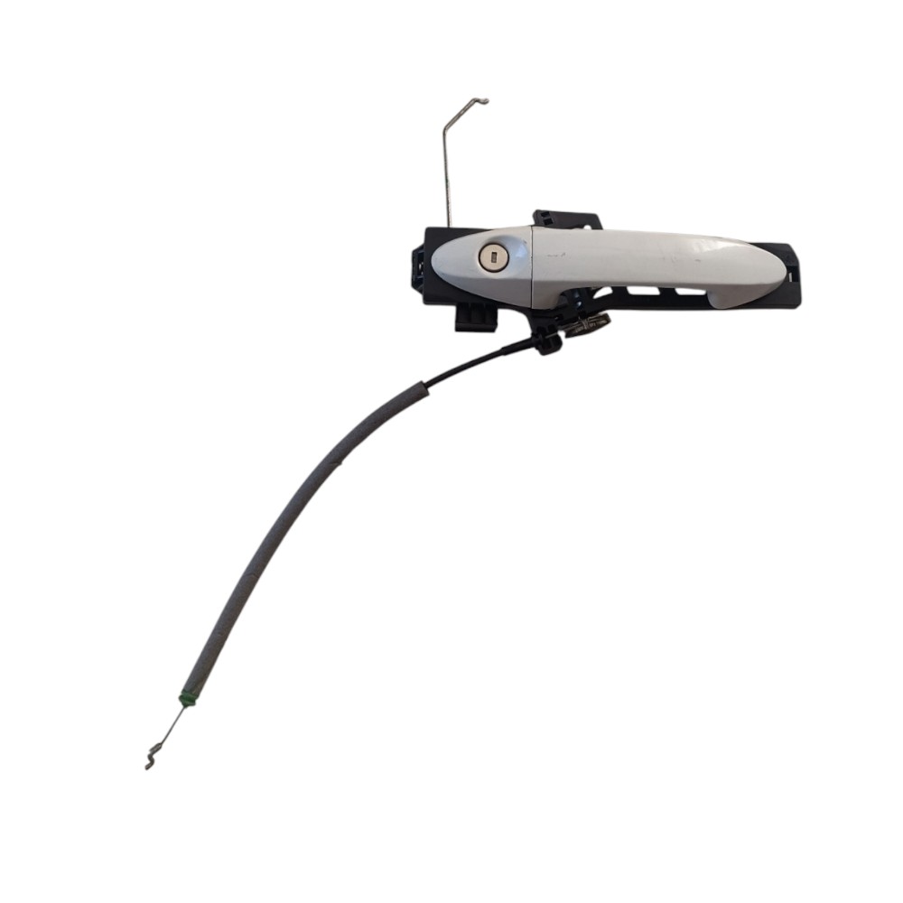 Maçaneta Externa Porta Dianteira Esquerda Ford Ka 14/19. Branco Dianteira 1