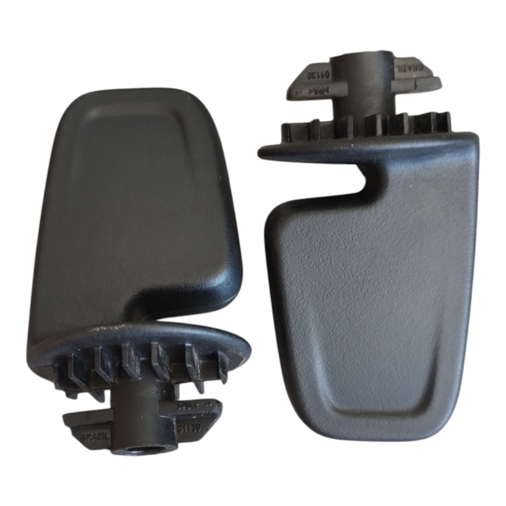 Par Gancho Tampão Porta Malas Jeep Compass T270 2017 À 2026. Preto 2