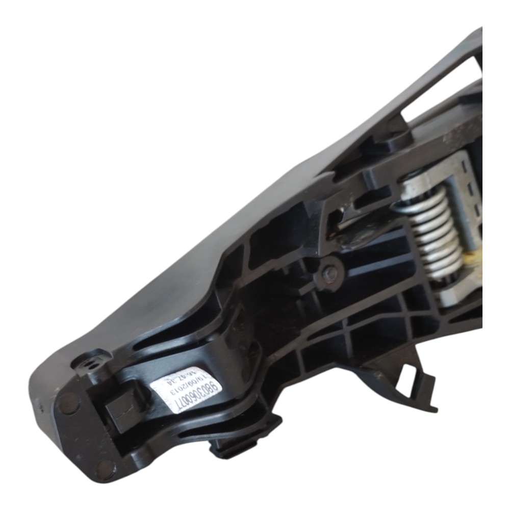 Maçaneta Externa Traseira Esquerda Citroen C4 Lounge 14/18. Preto E Cromado Traseira 6