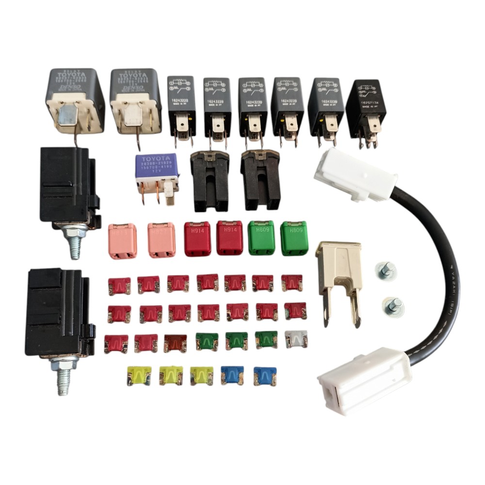 Kit Relés E Fusíveis Toyota Corolla 2.0 16v. 2015 À 2019.