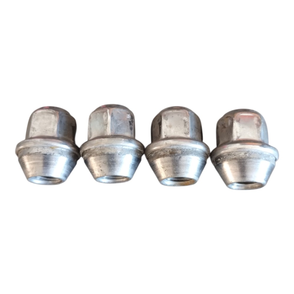 Porcas Cromadas Da Roda Ford Ecosport 2013 À 2017 Original. Cromado 1