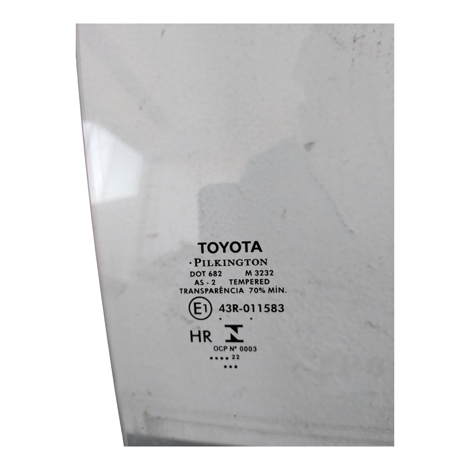 Vidro Da Porta Traseira Direita Toyota Yaris Xs. 2