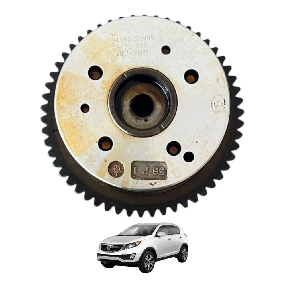 Polia Variável Admissão Kia Sportage Hyundai Ix35 Gas G4kd. 1