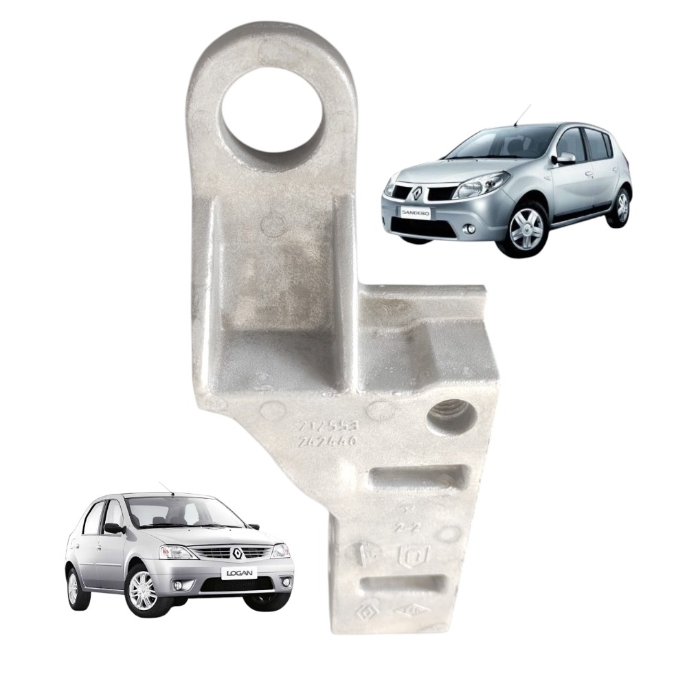Suporte Gancho Motor Renault Sandero E Logan 1.6 8v. Cinza 1