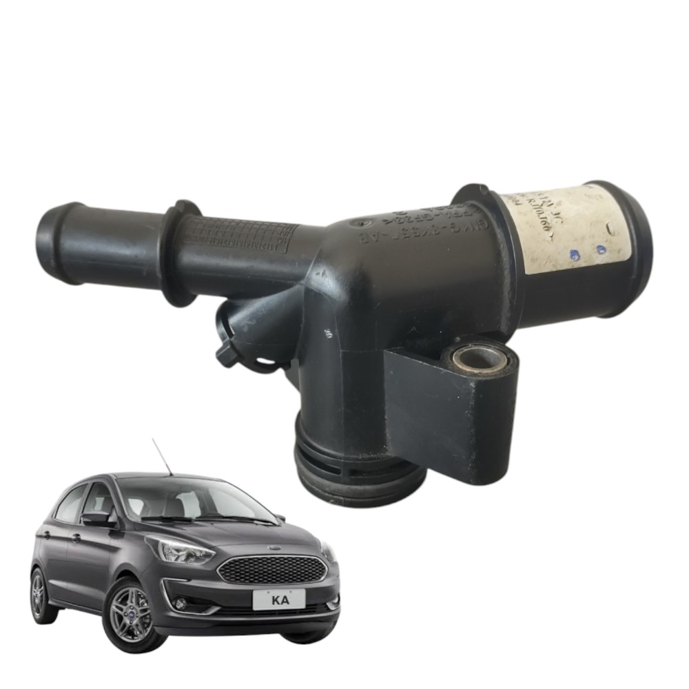 Carcaça Válvula Termostática Sensor Ford Ka Ecosport 1.5 3cc 1