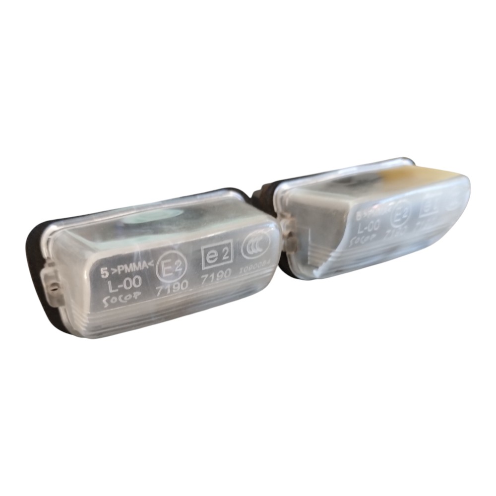Luz Placa Traseira Citroen C4 Lounge 2014 À 2018 Original.