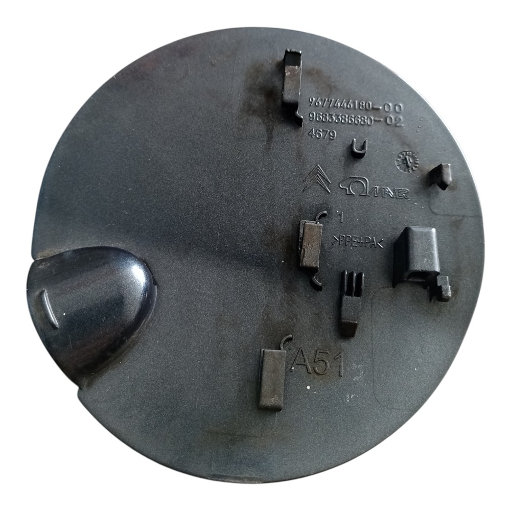 Portinhola Tanque De Combustível Citroen C3 2012 À 2019. Preto 3