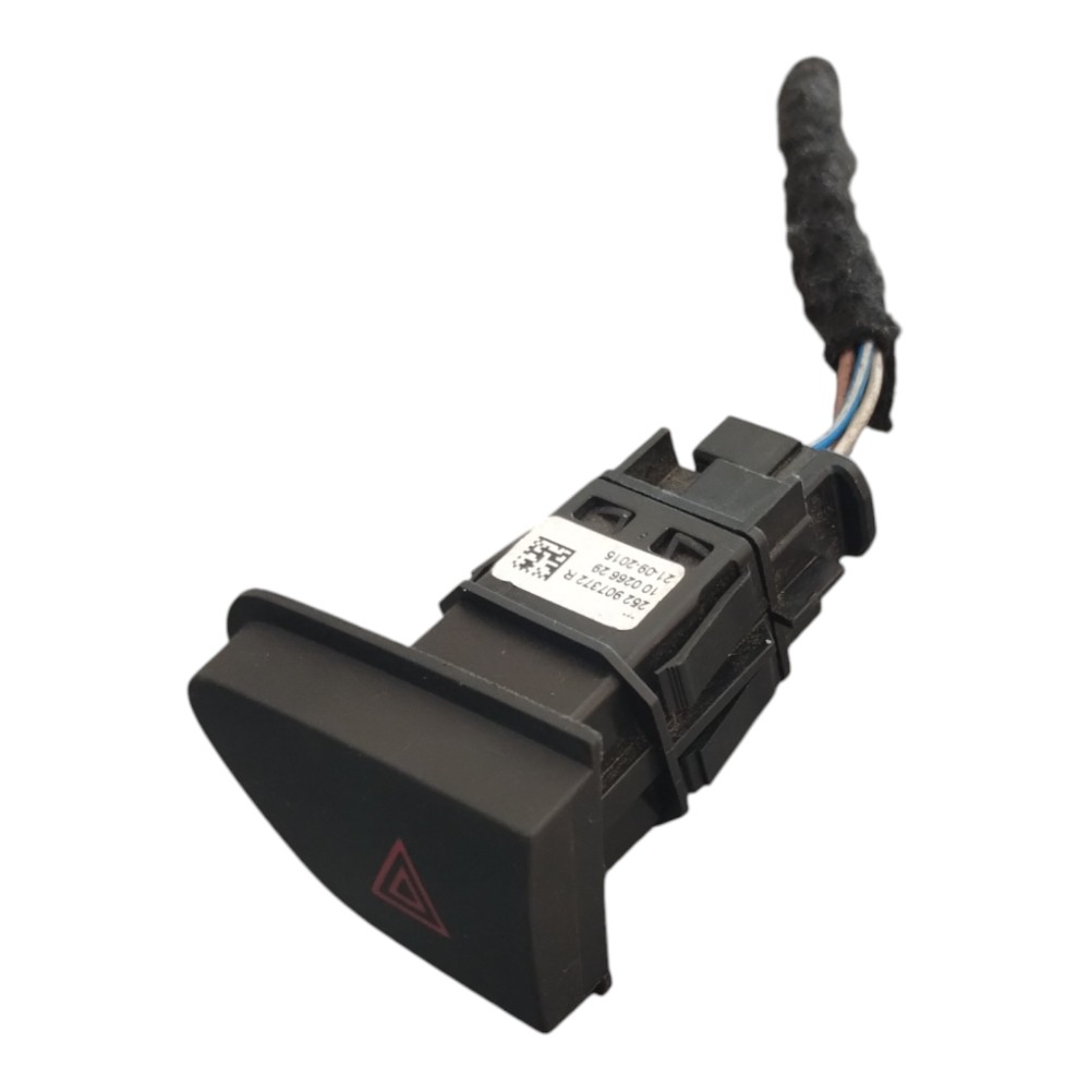 Botao Pisca Alerta Renault Duster 2012 Á 2015. Preto 3