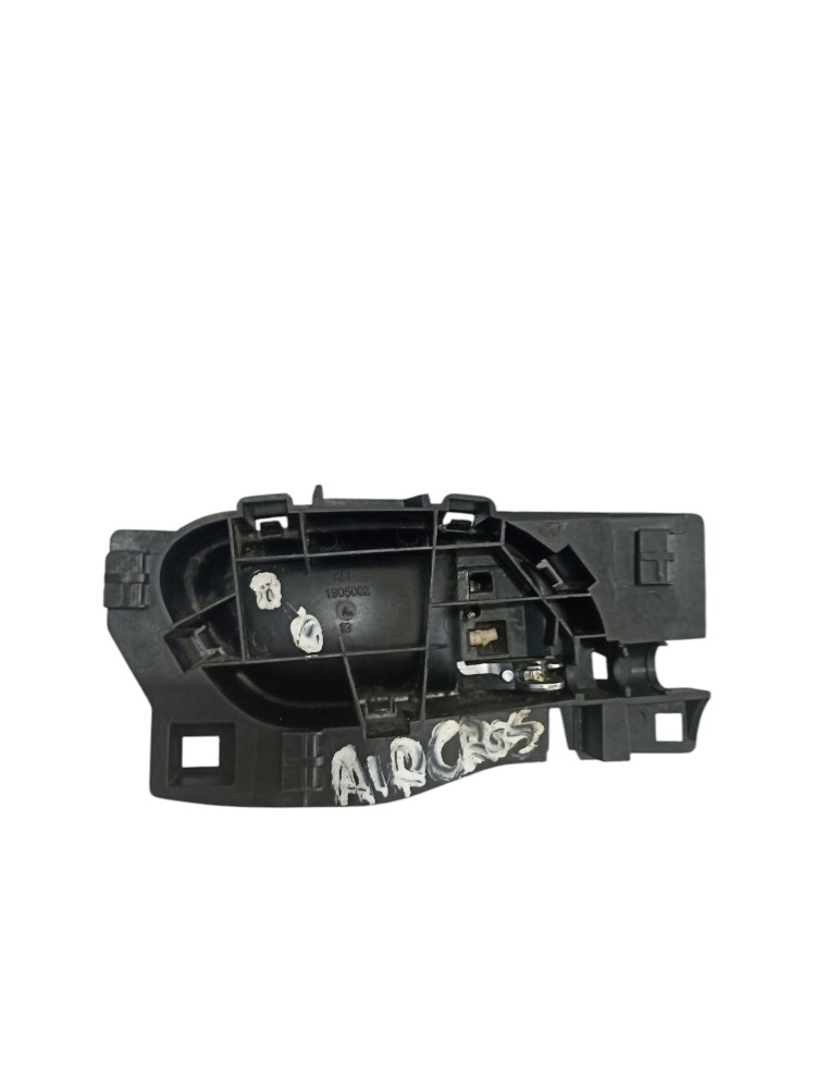 Maçaneta Interna Tras.esq. Citroen C3 Aircross 2012 A 2015. Preto E Cromado Traseira 4