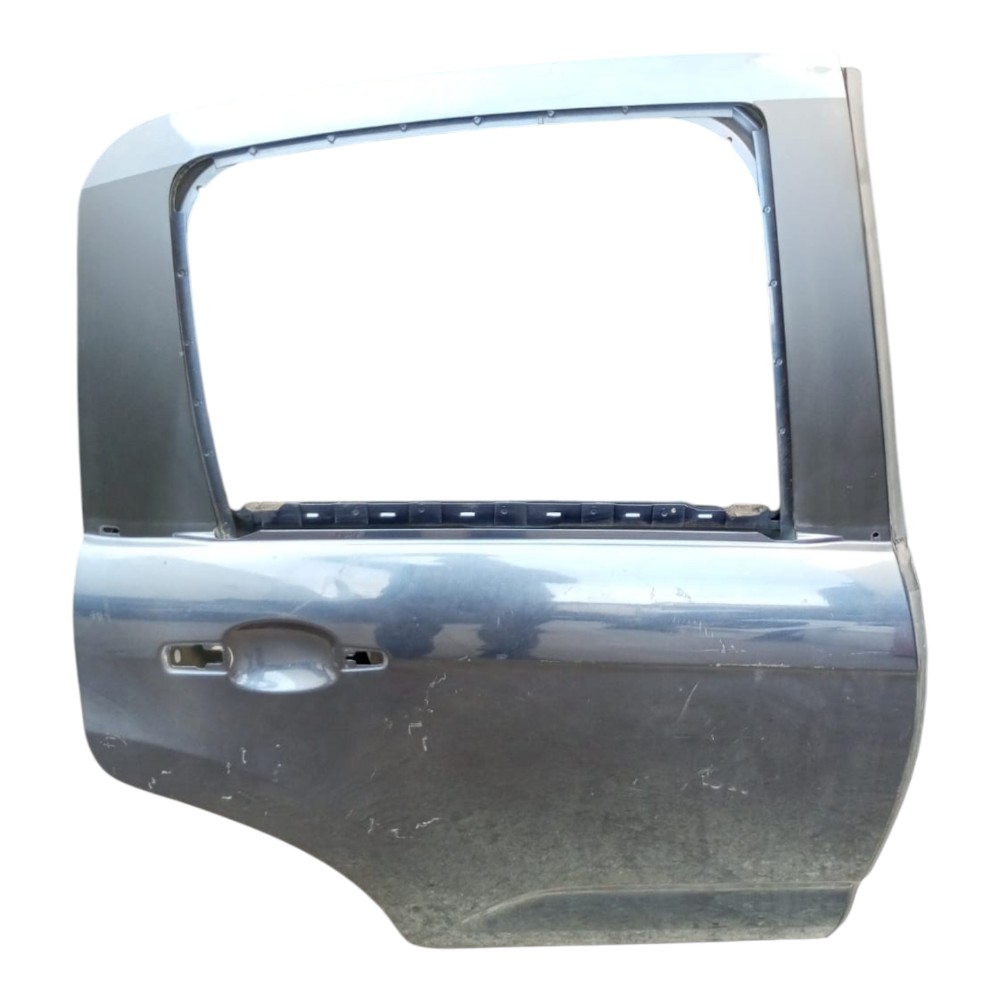 Porta Traseira Direita Citroen C3 2012 Á 2018. Traseira Esquerda Azul 2
