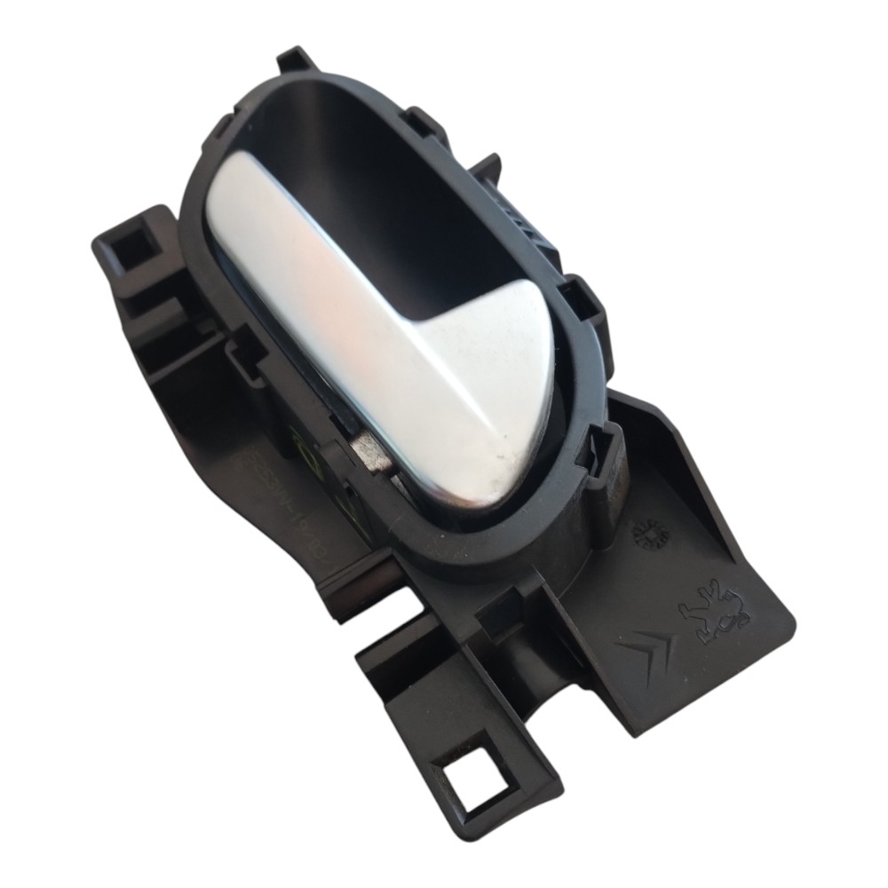 Macaneta Interna Traseira Direita Peugeot 208 2013 A 2019. Preto Traseira 2