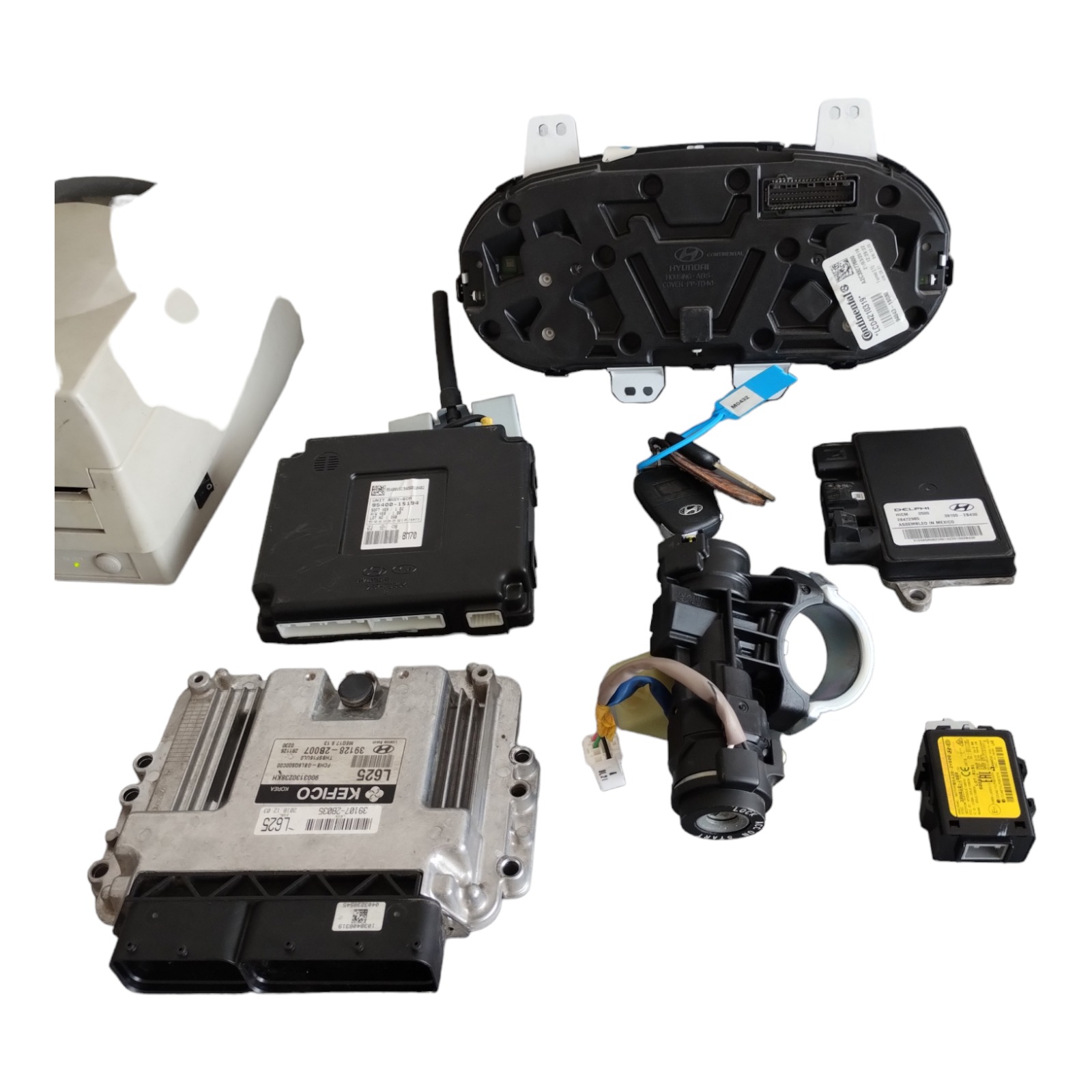 Kit De Módulos De Injeção Hyundai Hb20 1.6 16v Automático. 2