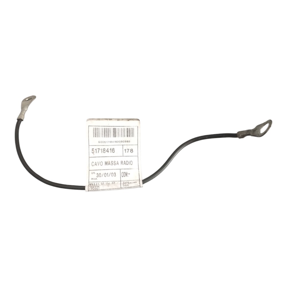 Cabo Terra Negativo Radio Fiat Mobi Argo Cronos 1.0 8v 4cc.