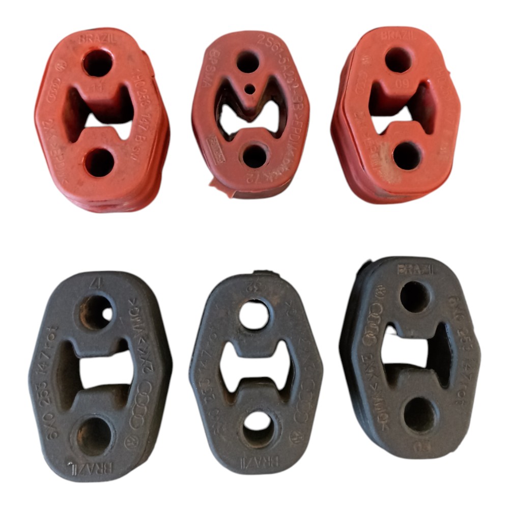 BORRACHA SUPORTE COXIM ESCAPAMENTO VW GOL VOYAGE SAVEIRO G6.
